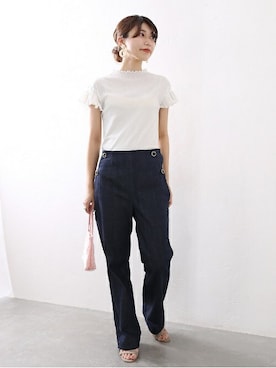 「La TOTALITE（ラトータリテ）のアイテム」を使った、yukimiさん（レディース・160cm）の夏コーディネート