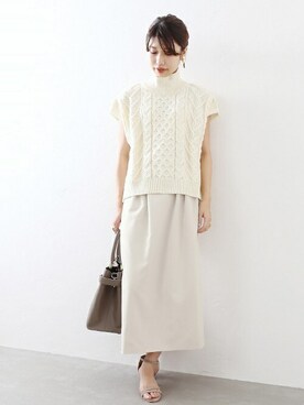 「La TOTALITE（ラトータリテ）のアイテム」を使った、yukimiさん（レディース・160cm）の夏コーディネート