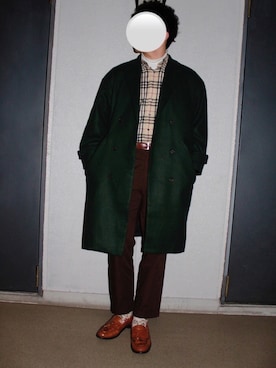 「TORY BURCH（トリーバーチ）のアイテム」を使った、ピロリ菌さん（メンズ・178cm）の冬コーディネート