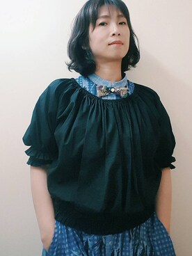 「蝴蝶結」｜shalingさん（レディース・157cm）の秋コーディネート