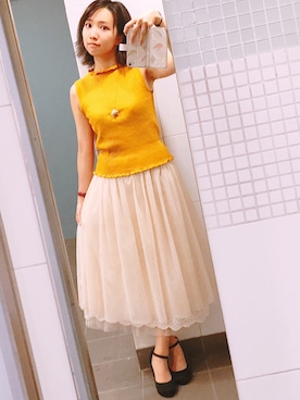 倉口桃さん（レディース・154cm）の秋コーディネート