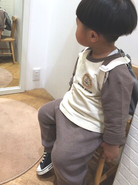 Aさん（キッズ・90cm）の秋コーディネート