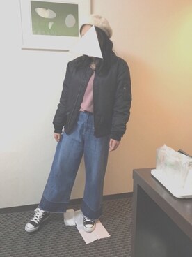 りこぴんさん（レディース・154cm）の冬コーディネート