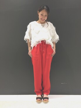 りこぴんさん（レディース・154cm）の春コーディネート