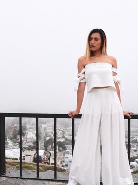 「Coutureのアイテム」を使った、Ceceさん（レディース・173cm）の夏コーディネート