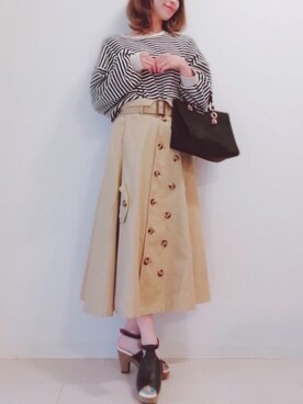 TRENCH LIKE SKIRT アメリヴィンテージ