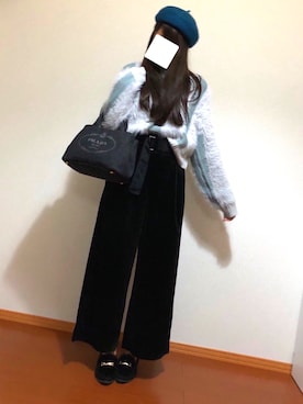 「SHIPS（シップス）のアイテム（ハンチング/ベレー帽）」を使った、静さん（レディース・162cm）の秋コーディネート