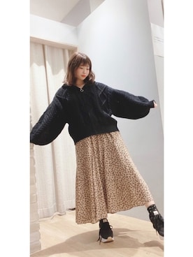「チェック柄に恋してる」｜「アイテム（スカート）」を使った、ゆりっぺさん（レディース・157cm）の秋コーディネート