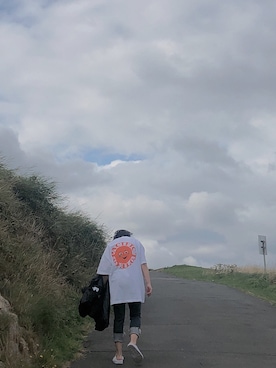 「CARROTS（キャロッツ）のアイテム」を使った、Feray moonさん（レディース・168cm）の夏コーディネート