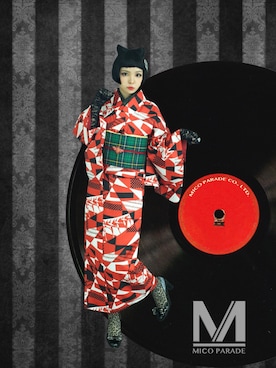 「red」｜「アイテム（その他）」を使った、MICO PARADEさん（レディース・157cm）の秋コーディネート