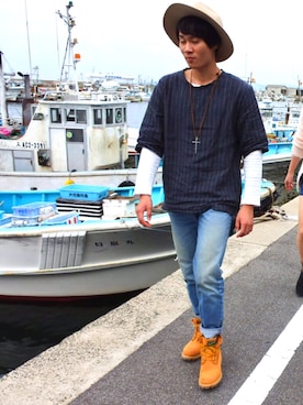 「日間賀島」｜Ryotaさん（メンズ・175cm）の春コーディネート
