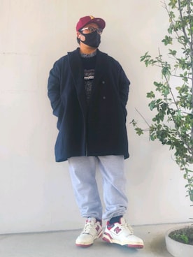 「BASISBROEK（バシスブルック）のアイテム（その他アウター）」を使った、KENTAROさん（メンズ・168cm）の冬コーディネート