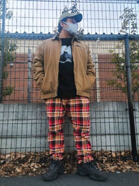 「OLD NAVY（オールドネイビー）のアイテム（ジャケット/アウター）」を使った、KENTAROさん（メンズ・168cm）の冬コーディネート
