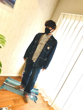 「punta（プンタ）のアイテム」を使った、kazubow65さん（メンズ・168cm）の冬コーディネート