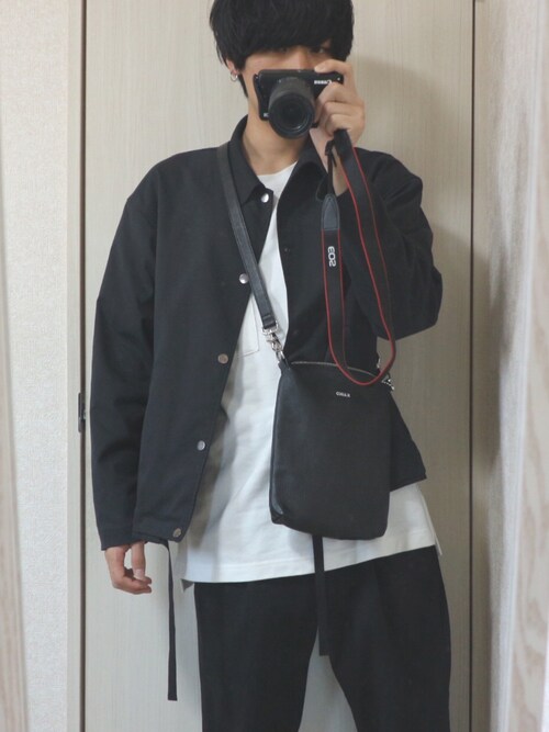Nobu使用「LIDnM（PEツイルコーチジャケット）」的時尚穿搭
