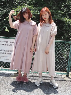 人気のファッショントレンド ロイヤリティフリーmerry Jenny ワンピース くま