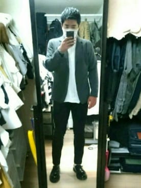 「PULP/417EDIFICE（パルプフォーワンセブンエディフィス）のアイテム」を使った、高さん（メンズ・176cm）の春コーディネート