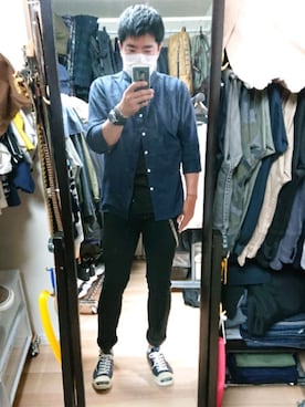 「RUDE GALLERY（ルードギャラリー）のアイテム（財布/小物）」を使った、高さん（メンズ・176cm）の夏コーディネート