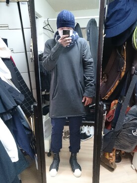 高さん（メンズ・176cm）の冬コーディネート