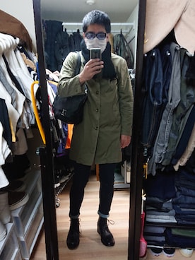 「CONNECTERS（コネクターズ）のアイテム」を使った、高さん（メンズ・176cm）の冬コーディネート