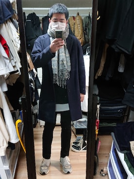 高さん（メンズ・176cm）の冬コーディネート