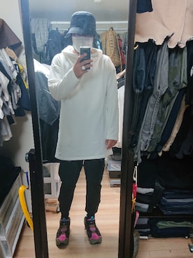 「無印良品（ムジルシリョウヒン）のアイテム（ハット）」を使った、高さん（メンズ・176cm）の春コーディネート