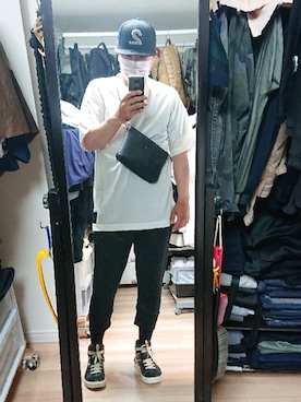 「2 class.ics（トゥークラスドットイクス）のアイテム（帽子）」を使った、高さん（メンズ・176cm）の秋コーディネート