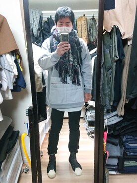 高さん（メンズ・176cm）の冬コーディネート