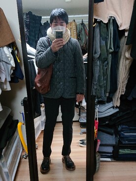 高さん（メンズ・176cm）の冬コーディネート