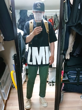 「2 class.ics（トゥークラスドットイクス）のアイテム（帽子）」を使った、高さん（メンズ・176cm）の秋コーディネート