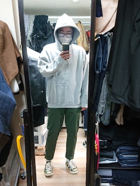 高さん（メンズ・176cm）の冬コーディネート