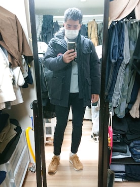 高さん（メンズ・176cm）の冬コーディネート