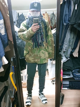 高さん（メンズ・176cm）の冬コーディネート