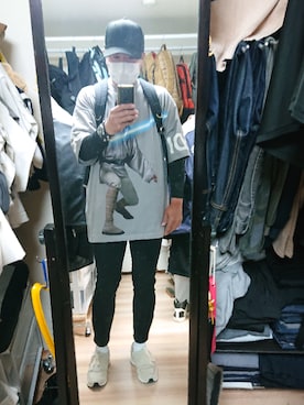 「TAKAHIROMIYASHITATheSoloIst.（タカヒロミヤシタザソロイスト）のアイテム（スニーカー）」を使った、高さん（メンズ・176cm）の春コーディネート