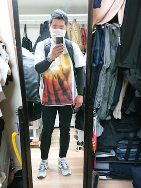 「SHAUN SAMSON（ショーンサムソン）のアイテム」を使った、高さん（メンズ・176cm）の春コーディネート