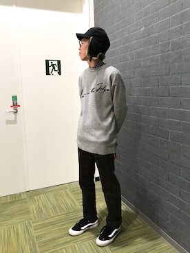 「14+（イチヨンプラス）のアイテム」を使った、14+ イオンモール堺鉄砲町店 スタッフさん（メンズ・167cm）の冬コーディネート