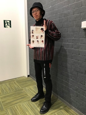 「14+（イチヨンプラス）のアイテム」を使った、14+ イオンモール堺鉄砲町店 スタッフさん（メンズ・167cm）の冬コーディネート