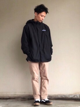 ナイロンジャケット 黒 の人気ファッションコーディネート Wear