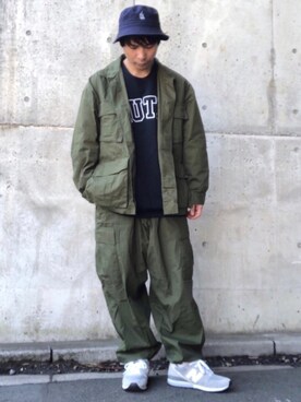 カーキ ネイビー の人気ファッションコーディネート Wear