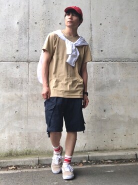 赤キャップ のメンズ人気ファッションコーディネート Wear