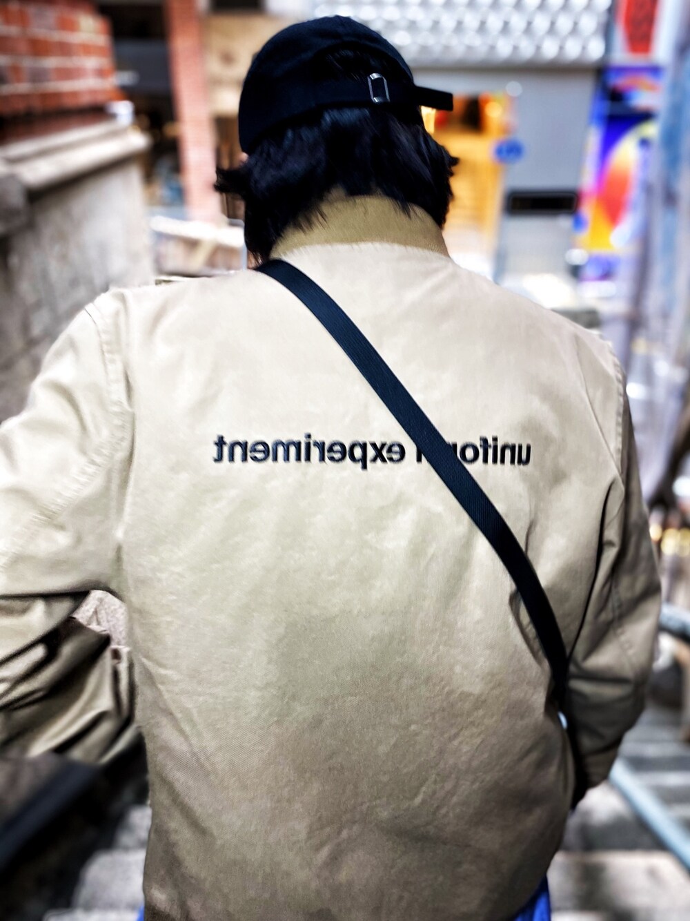 「ootd」｜「uniform experimentのアイテム（ジャケット/アウター、ベージュ系）」を使った、Kyle  Mokさん（メンズ・170cm）の春コーディネートの1枚目の写真