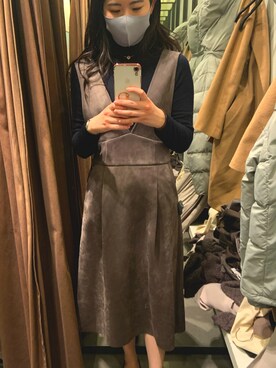 「LUKIA（ルキア）のアイテム」を使った、KAGUYA さん（レディース・165cm）の冬コーディネート