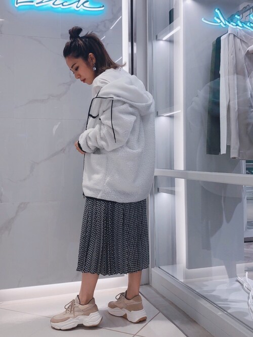 Mizuhamu Ezick新宿ルミネ Ezick ルミネ新宿 Ezickのパーカーを使ったコーディネート Wear