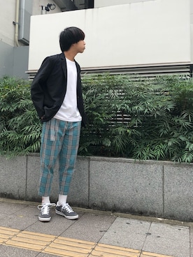 「Scye（サイ）のアイテム（Tシャツ/カットソー）」を使った、クロノさん（メンズ・174cm）の春コーディネート