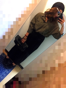 「ロンクスカート」｜「アイテム（帽子）」を使った、Jさん（レディース・155cm）の夏コーディネート