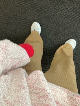 「RNA」｜「アイテム（スウェット）」を使った、amuさん（レディース・156cm）の春コーディネート