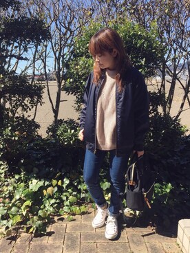 「CONVERSE（コンバース）のconverse（コンバース） ALL STAR OX（オールスターOX）（スニーカー）」を使った、Rico's♡さん（レディース・152cm）の冬コーディネート