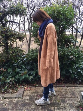 「HusHusH（ハッシュアッシュ）のアイテム（その他アウター）」を使った、Rico's♡さん（レディース・152cm）の冬コーディネート