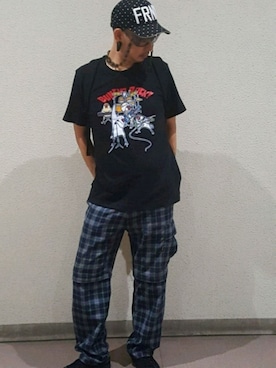 「theo（テオ）のアイテム」を使った、JyuMyouさん（メンズ・175cm）の秋コーディネート