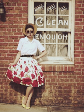 ayさん（レディース・165cm）の夏コーディネート